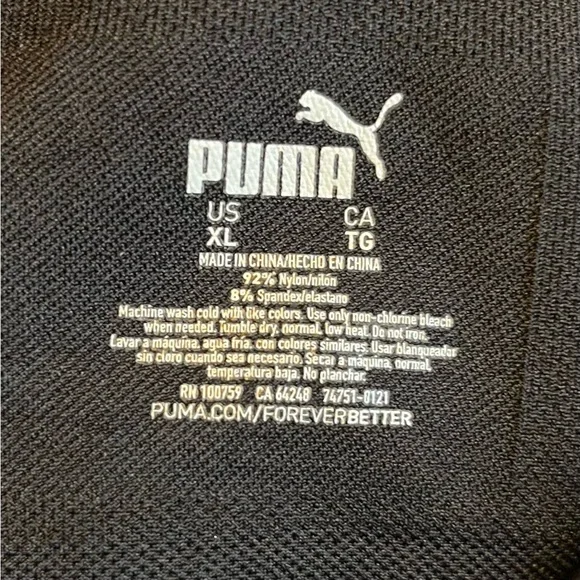 Puma Sports Bra Black XL - Picture 3 of 6